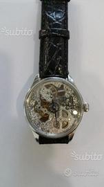 Orologio scheletrato cesellato meccanico