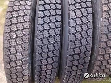4 gomme nuove ricoperte 215 75 17.5 michelin