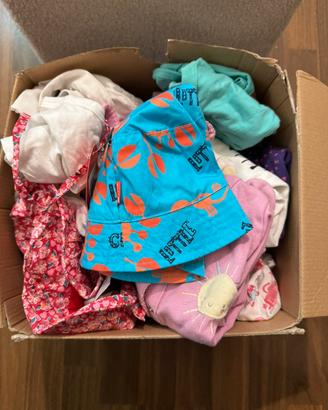 Lotto abbigliamento prima infanzia 0-9 mesi