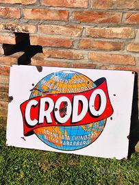 Crodo Vintage - Insegna smaltata anni '50