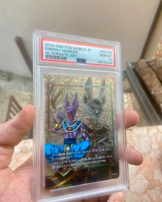 Beerus Energy Marker Alternate Art #E01-06 PSA 10
