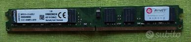 2 banchi ram DDR2 800 Kingston 2GB cadauno