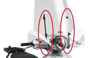 ATTACCHI GIVI PER PARABREZZA 107A PIAGGIO LIBERTY