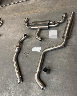 Golf GTI 7 7,5 8 8.5 scarico con valvole