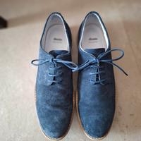 scarpe uomo n. 42 blue scamosciato
