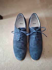 scarpe uomo n. 42 blue scamosciato