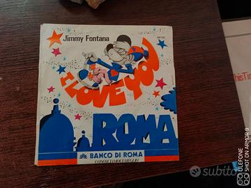 Jimmy Fontana I love you Roma 45 giri