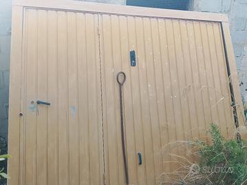 serranda basculante completa di telaio e pesi 