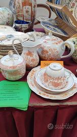 servizio  tè thè arancione Hutschenreuther Germany