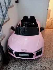 Audi R8 Spyder per Bambini - Rosa