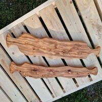 set di vassoi in olivo toscano