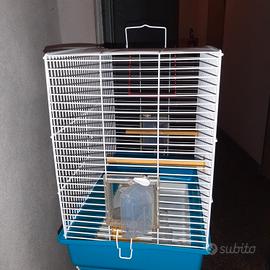 gabbia con piedistallo