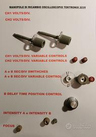 12 manopole nuove per oscilloscopio Tektronix 2235