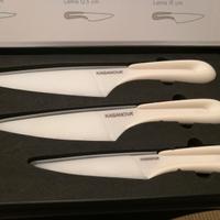 Set 3 coltelli ceramica Kasanova