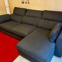 Divano letto con penisola Eskilstuna