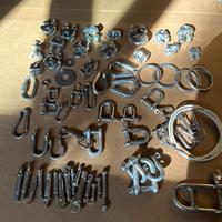 Morsetti moschettoni e grilli acciaio