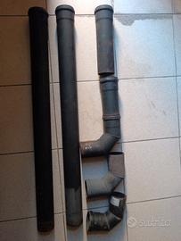 tubi stufa a pellet da 8cm