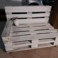 Panche in pallet da giardino