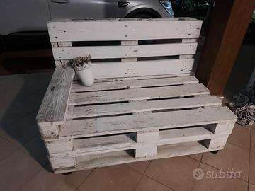 Panche in pallet da giardino