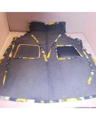 GREMBIULE UNISEX CON PETTORINA E TASCHE