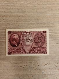 banconota 5 lire