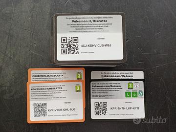 300 Carte riscatta Pokemon 