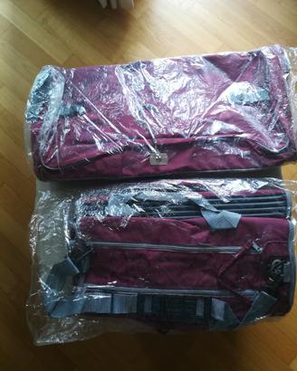 Borsa con zainetti estraibili e borsa porta abiti
