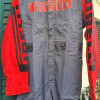 Tuta meccanico gommista auto Pirelli vintage 1980