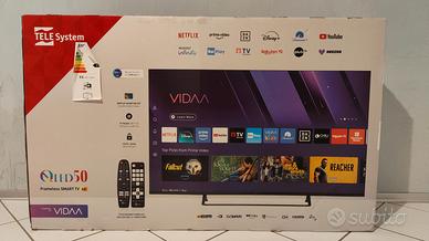 TeleSystem Smart TV QLED 4K 50''