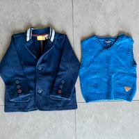 Giacca e gilet bimbo 74 cm