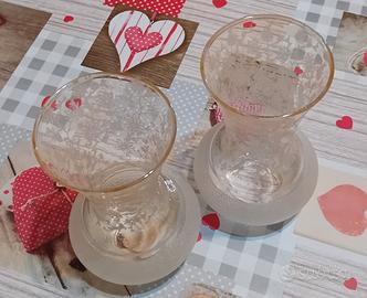 portalume vetro satinato vintage 