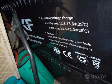  4 batterie fotovoltaico 250 ah