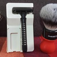 set rasatura tradizionale pennello rasoio 