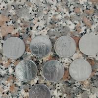 otto monete da 100 lire