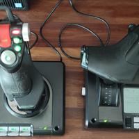 Saitek X52 Pro joystick e Throttle