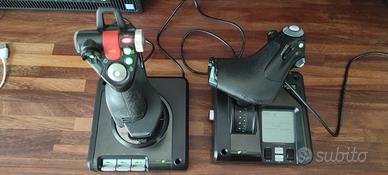 Saitek X52 Pro joystick e Throttle