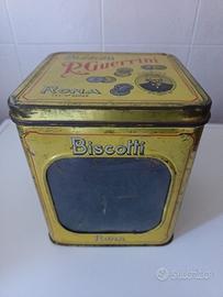 Antica scatola biscotti Guerrini Roma