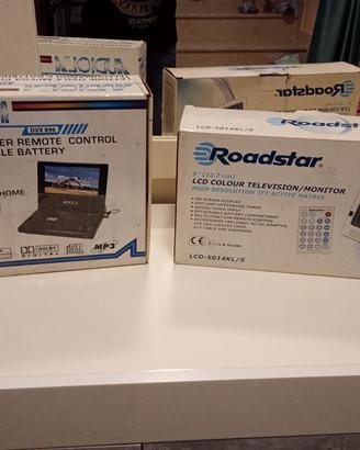 lettore DVD portatile e monitor portatile