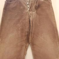 Pantalone in velluto marrone