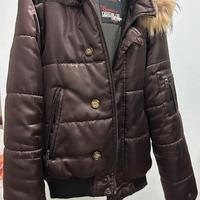 Giubbino Bomber Polbot Bronzo Lucido M pelliccia