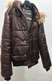 Giubbino Bomber Polbot Bronzo Lucido M pelliccia