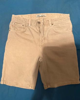 Bermuda Zara Man Beige