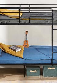 Letto a castello in metallo come nuovo. 2 Pezzo