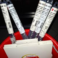 wurth 5 punte  2 dischi diamantati  6 secchi 