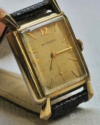 Orologio svizzero vintage Wittnauer tegolino