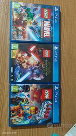 giochi lego ps4 (lego marvel s.h, starwars, movie)