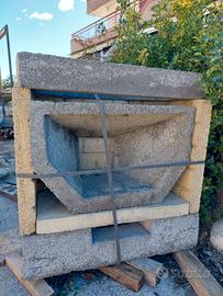 Camino grezzo refrattario 