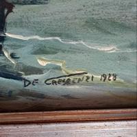 quadro antico con dedica 1928