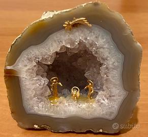 Presepe in Geode di Agata