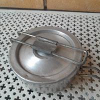 Porta pasto Militare Vintage Alluminio - Gavetta